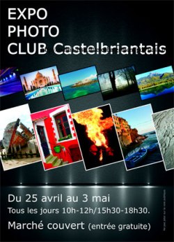 affiche expo photo club castelbriantais